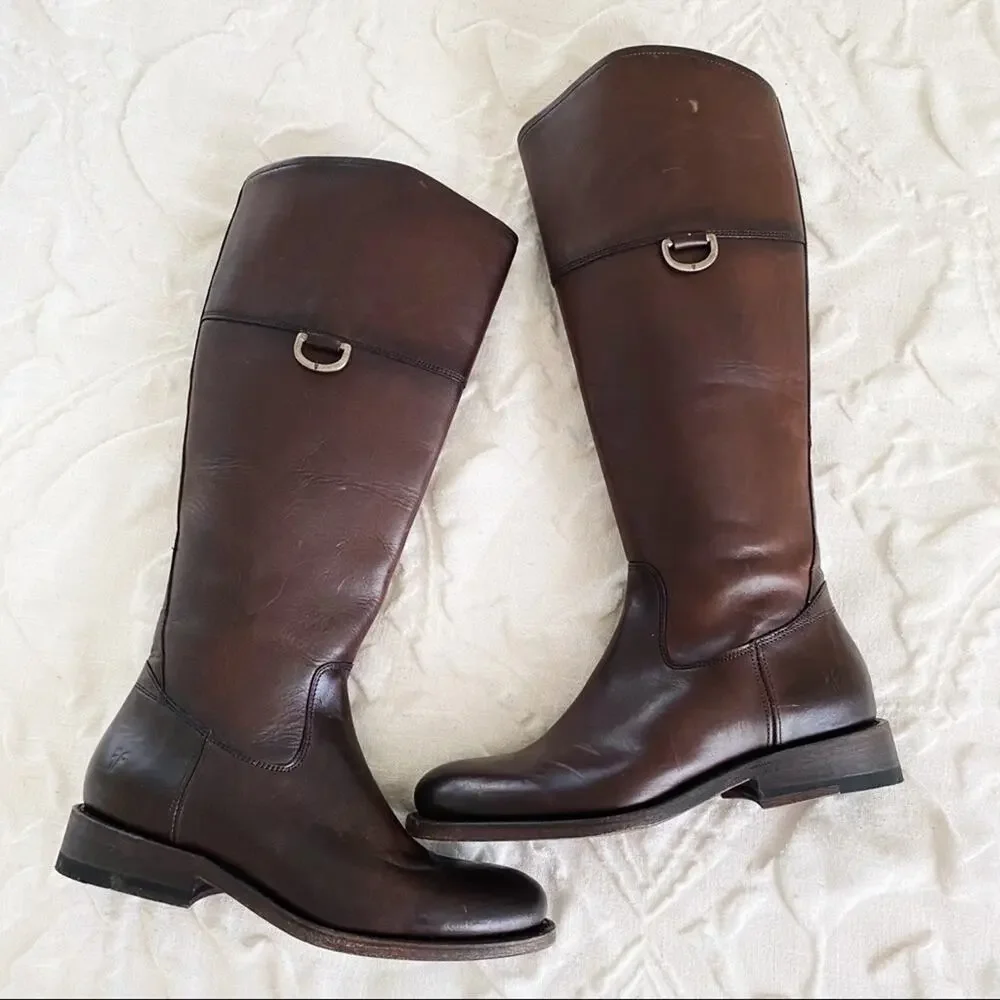 Frye Jayden D Ring Tall Boots Size 5.5 NEW $398